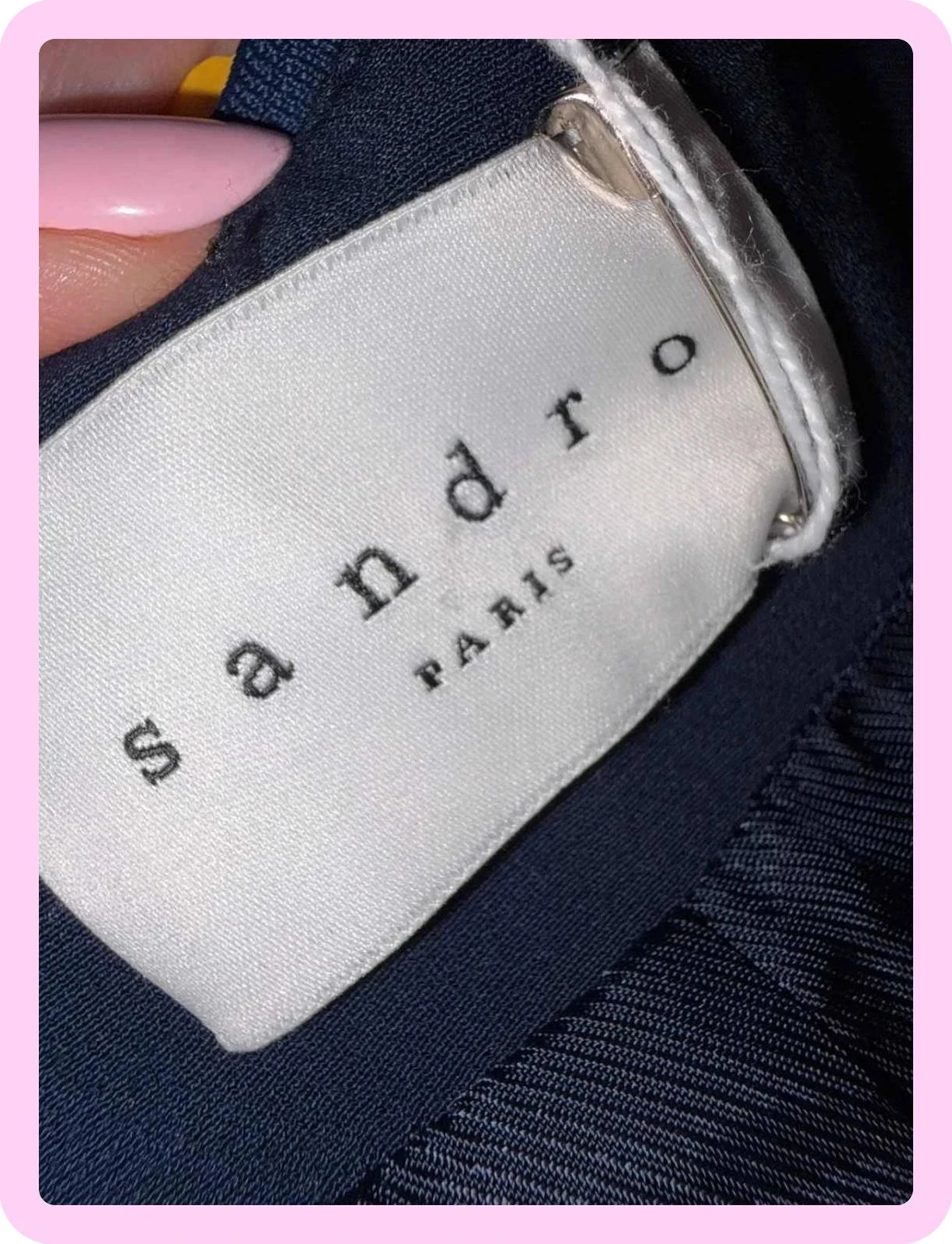 Casaco feminino Sandro tamanho xl em ótimo estado – photo 7